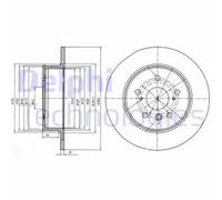 DELPHI BG4156 Brake disc
