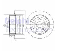 DELPHI BG4157 Brake disc
