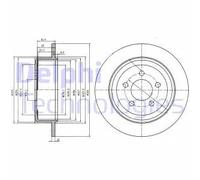 DELPHI BG4159 Brake disc