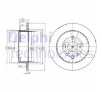 Delphi Pair of Brake Discs BG4178