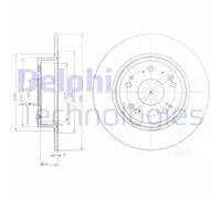 DELPHI BG4249 Brake disc