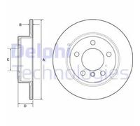 DELPHI BG4561C Brake disc