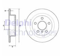 DELPHI BG4706C Brake disc