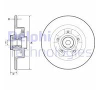 2x BRAKE DISC BG9115RS FOR RENAULT SCENIC/GRAND/III MEGANE/Sport/Tourer 2.0L