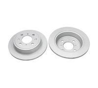 2x Brake disc solid BR-2211-C KAVO PARTS for HONDA ROVER LOTUS MG