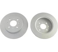 2x Brake disc solid BR-2253-C KAVO PARTS for HONDA MG