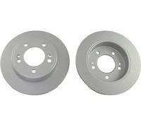 2x Brake disc solid BR-3275-C KAVO PARTS for HYUNDAI KIA