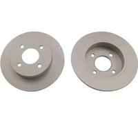 2x Brake disc solid BR-6754-C KAVO PARTS for NISSAN MICRA I MICRA II