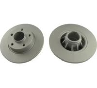 2x Brake disc solid BR-6786-C KAVO PARTS for RENAULT NISSAN OPEL