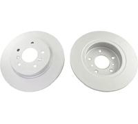 2x Brake disc solid BR-6831-C KAVO PARTS for NISSAN RENAULT