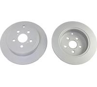 2x Brake disc solid BR-9424-C KAVO PARTS for TOYOTA AVENSIS Estate AVENSIS