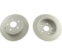 2x Brake disc solid BR-9431-C KAVO PARTS for TOYOTA COROLLA Verso
