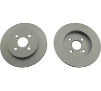 2x Brake disc solid BR-9465-C KAVO PARTS for ASTON MARTIN TOYOTA