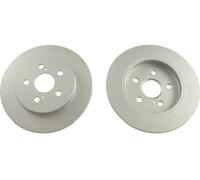 2x Brake disc solid BR-9484-C KAVO PARTS for TOYOTA SUBARU LEXUS