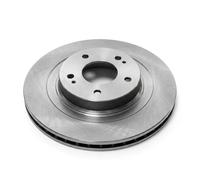 2x Brake disc solid C1025P SAMKO for MITSUBISHI PEUGEOT CITROËN