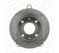 2x Brake disc solid DDF1077 FERODO for HYUNDAI AMICA / ATOZ