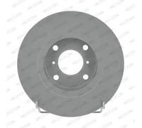 2x Brake disc solid DDF1148C FERODO for OPEL SUZUKI