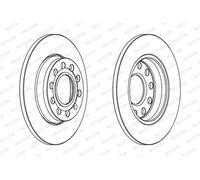 FERODO DDF1425C Brake disc