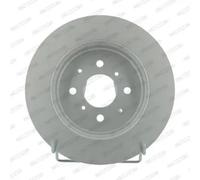 2x FERODO Brake Discs Rear For Honda Civic 7 Coupe Hatchback Saloon Mg ZR