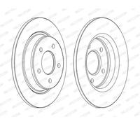 FERODO DDF1546C Brake disc