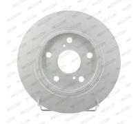 2x Brake disc solid DDF1645C FERODO for TOYOTA AURIS COROLLA Saloon AURIS Estate