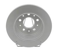 2x Brake disc solid DDF1653C FERODO for FIAT PEUGEOT CITROËN OPEL