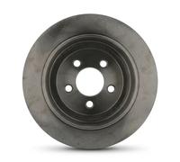 2x Brake disc solid DDF1760 FERODO for JEEP DODGE