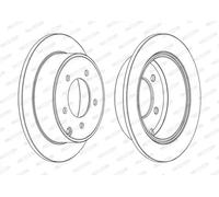 FERODO DDF1762C Brake disc