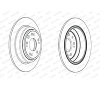 FERODO DDF1778C Brake disc