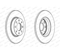 FERODO DDF1784C Brake disc