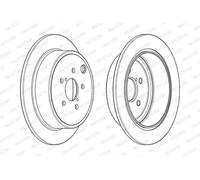 FERODO DDF1883C Brake disc