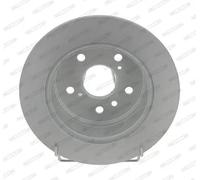 2x Brake disc solid DDF1980C FERODO for TOYOTA LEXUS