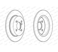 FERODO DDF2071C Brake disc