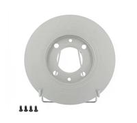 2x Brake disc solid DDF244C FERODO for CITROËN PEUGEOT