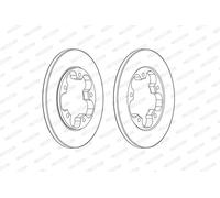 FERODO DDF2484C Brake disc