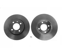 2x Brake disc solid DF1532 TRW for VW SEAT