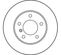 TRW DF1539 Brake Disc for BMW