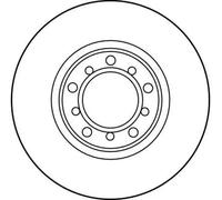 TRW DF1573 Brake disc