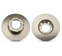2x Brake disc solid DF1577 TRW for MERCEDES-BENZ T1 Van T1 Platform/Chassis