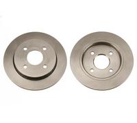 2x Brake disc solid DF1654 TRW for FORD PANTHER TVR