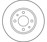 TRW DF1748 Brake disc