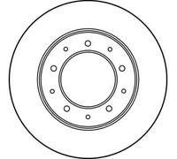 TRW DF1802 Brake disc