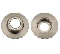 2x Brake disc solid DF1833 TRW for LAND ROVER RANGE ROVER DISCOVERY I 110/127