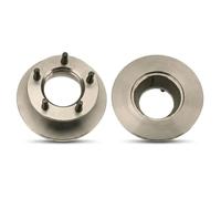 2x Brake disc solid DF2579S TRW for MERCEDES-BENZ MB Bus MB Van