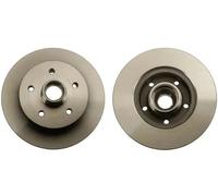 2x Brake disc solid DF2587 TRW for VW TRANSPORTER / CARAVELLE T3 Bus