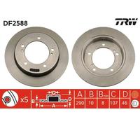 TRW Brake Disc DF2588 – Fits Geo & Suzuki Models X-90, Escudo, Vitara, Sidekick