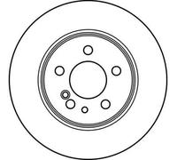 TRW DF2594 Brake disc