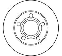 TRW DF2651 Brake disc