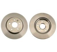 2x Brake disc solid DF2688 TRW for OPEL SAAB