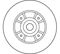 Rear Brake Disc for Renault:MEGANE I 1,Clio I 1,II 2 7701204901